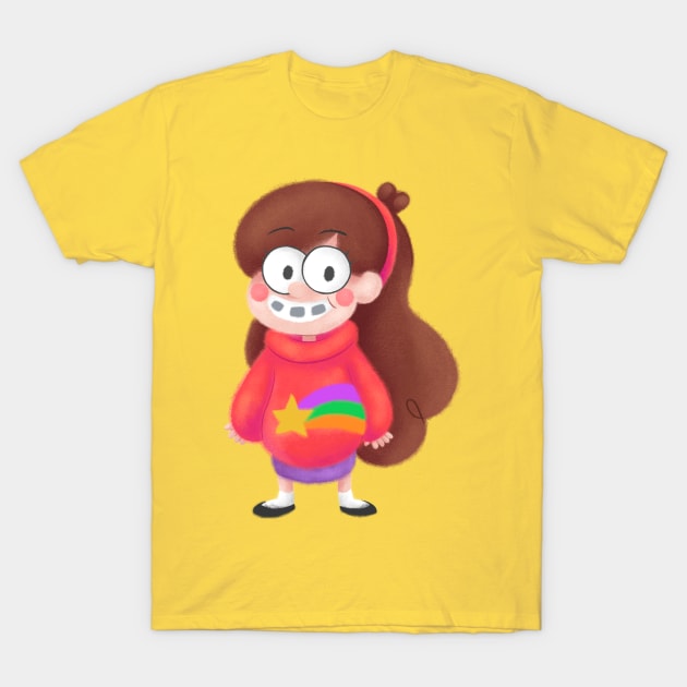 Mabel of Gravity Falls T-Shirt by Timanima